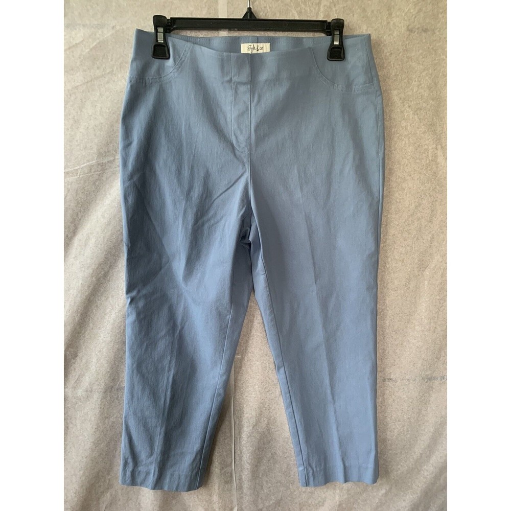 STYLE & CO Women's Blue Light Capri  Size M (1273)